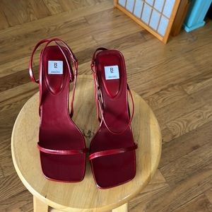 Bakers  Nakita red slingback heels in size 10